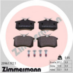 Piduriklotsi komplekt, ketaspidur ZIMMERMANN 20961.172.1