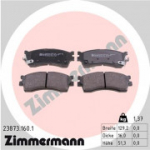 Piduriklotsi komplekt, ketaspidur ZIMMERMANN 23873.160.1