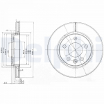 Piduriketas DELPHI BG3893