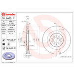 Piduriketas BREMBO 09.8403.11