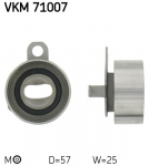 Pingutusrull, hammasrihm SKF VKM 71007
