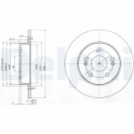 Piduriketas DELPHI BG2698