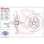 Piduriketas BREMBO 08.A239.37