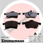 Piduriklotsi komplekt,ketaspidur ZIMMERMANN 23057.995.1