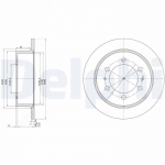 Piduriketas DELPHI BG3522