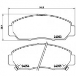 Piduriklotsi komplekt, ketaspidur BREMBO P 28 047