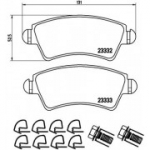 Piduriklotsi komplekt, ketaspidur BREMBO P 61 067