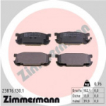 Piduriklotsi komplekt, ketaspidur ZIMMERMANN 23876.130.1