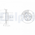 Piduriketas DELPHI BG3508