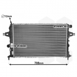 Radiaator, mootorijahutus VAN WEZEL 37002252