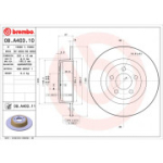 Piduriketas BREMBO 08.A403.11