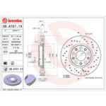 Piduriketas BREMBO 09.A721.1X