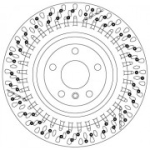 Piduriketas TRW DF6835S