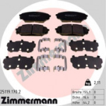 Piduriklotsi komplekt, ketaspidur ZIMMERMANN 25119.170.2