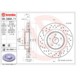Piduriketas BREMBO 09.C828.11