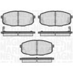 Piduriklotsi komplekt, ketaspidur MAGNETI MARELLI 363916060281