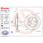 Piduriketas BREMBO 09.C249.1X