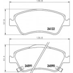Piduriklotsi komplekt, ketaspidur HELLA 8DB 355 013-561