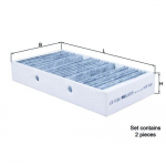 Filter, salongi&otilde;hk KNECHT LAK 878/S