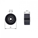 Seade ja juhtrull, hammasrihm GATES T42036