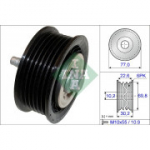 Seade ja juhtrull, soonrihm INA 532 0700 10