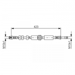 Pidurivoolik BOSCH 1 987 481 601