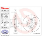 Piduriketas BREMBO 09.7807.11