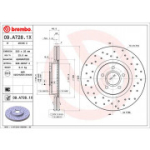 Piduriketas BREMBO 09.A728.1X
