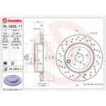 Piduriketas BREMBO 09.C829.11