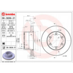 Piduriketas BREMBO 09.C639.21