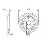 Piduriketas BOSCH 0 986 479 V85