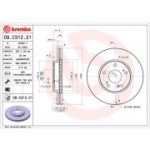 Piduriketas BREMBO 09.C312.21