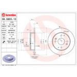 Piduriketas BREMBO 08.5803.10