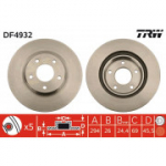 Piduriketas TRW DF4932