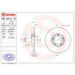 Piduriketas BREMBO 08.5013.10