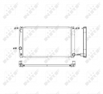 Radiaator, mootorijahutus NRF 53589