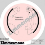 Piduriklotside komplekt ZIMMERMANN 10990.103.9