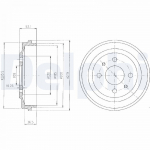 Piduritrummel DELPHI BF136