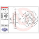 Piduriketas BREMBO 08.A540.1X