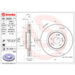 Piduriketas BREMBO 09.D229.11