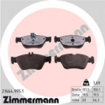 Piduriklotsi komplekt,ketaspidur ZIMMERMANN 21664.995.1