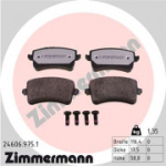 Piduriklotsi komplekt, ketaspidur ZIMMERMANN 24606.975.1
