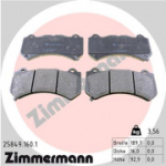 Piduriklotsi komplekt, ketaspidur ZIMMERMANN 25849.160.1