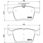 Piduriklotsi komplekt, ketaspidur HELLA 8DB 355 020-271