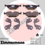 Piduriklotsi komplekt, ketaspidur ZIMMERMANN 20995.170.1