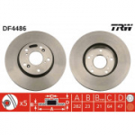 Piduriketas TRW DF4486