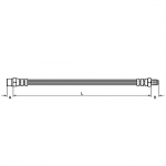 Pidurivoolik METZGER 4110791