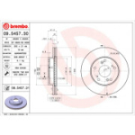 Piduriketas BREMBO 09.5457.31