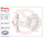 Piduriketas BREMBO 09.4987.2X