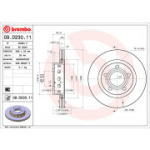 Piduriketas BREMBO 09.D230.11